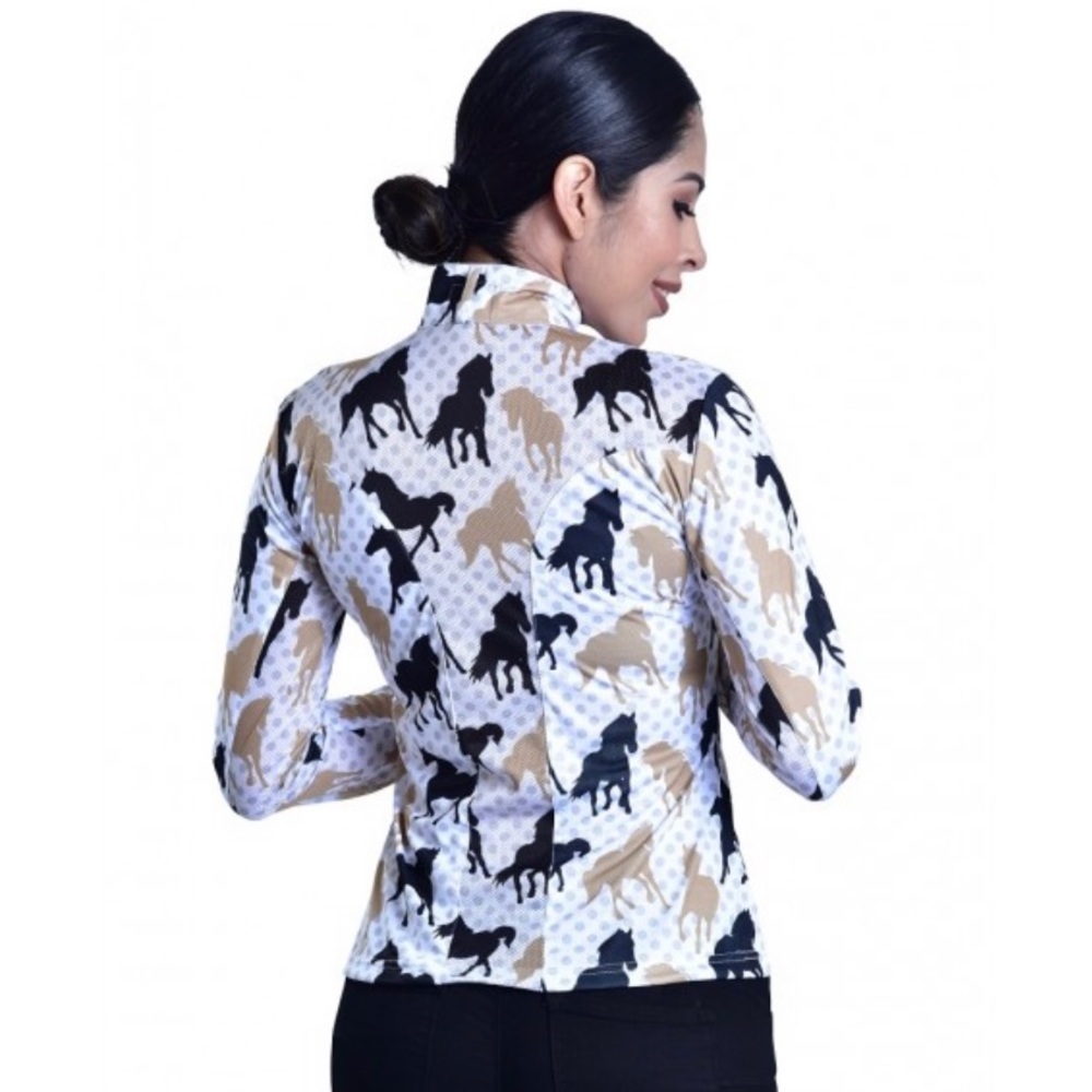Dressage English Horse Riding Sun Show Shirt